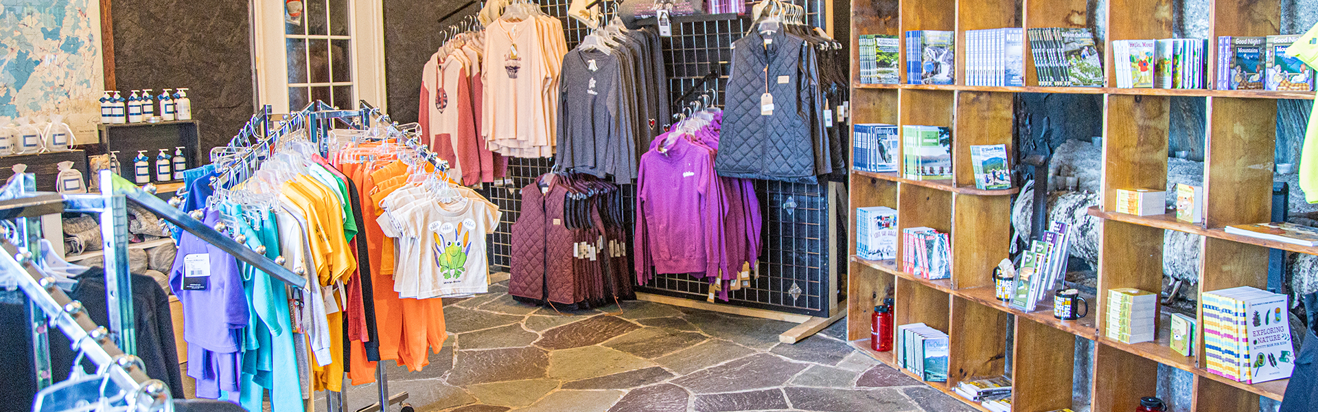 Retail items in the Castle Gift Shop on top of the Whiteface Veterans' Memorial Highway.