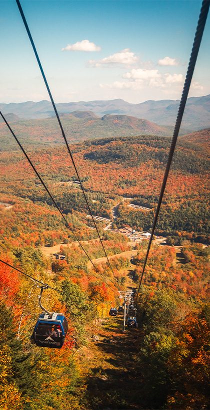 Stunning Fall Gondola Rides at Whiteface